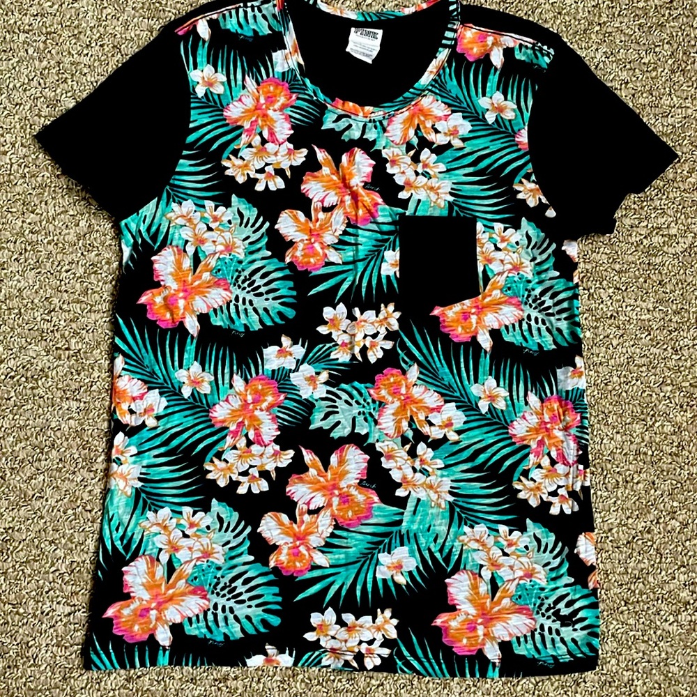 PINK floral shirt